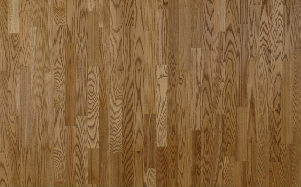 Паркетная доска Polarwood Classic Collection Ясень Light Antik светло-коричневое масло, браш 2266х188х14мм (3,41м2/упак)